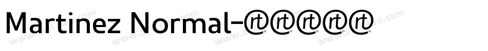Martinez Normal字体转换